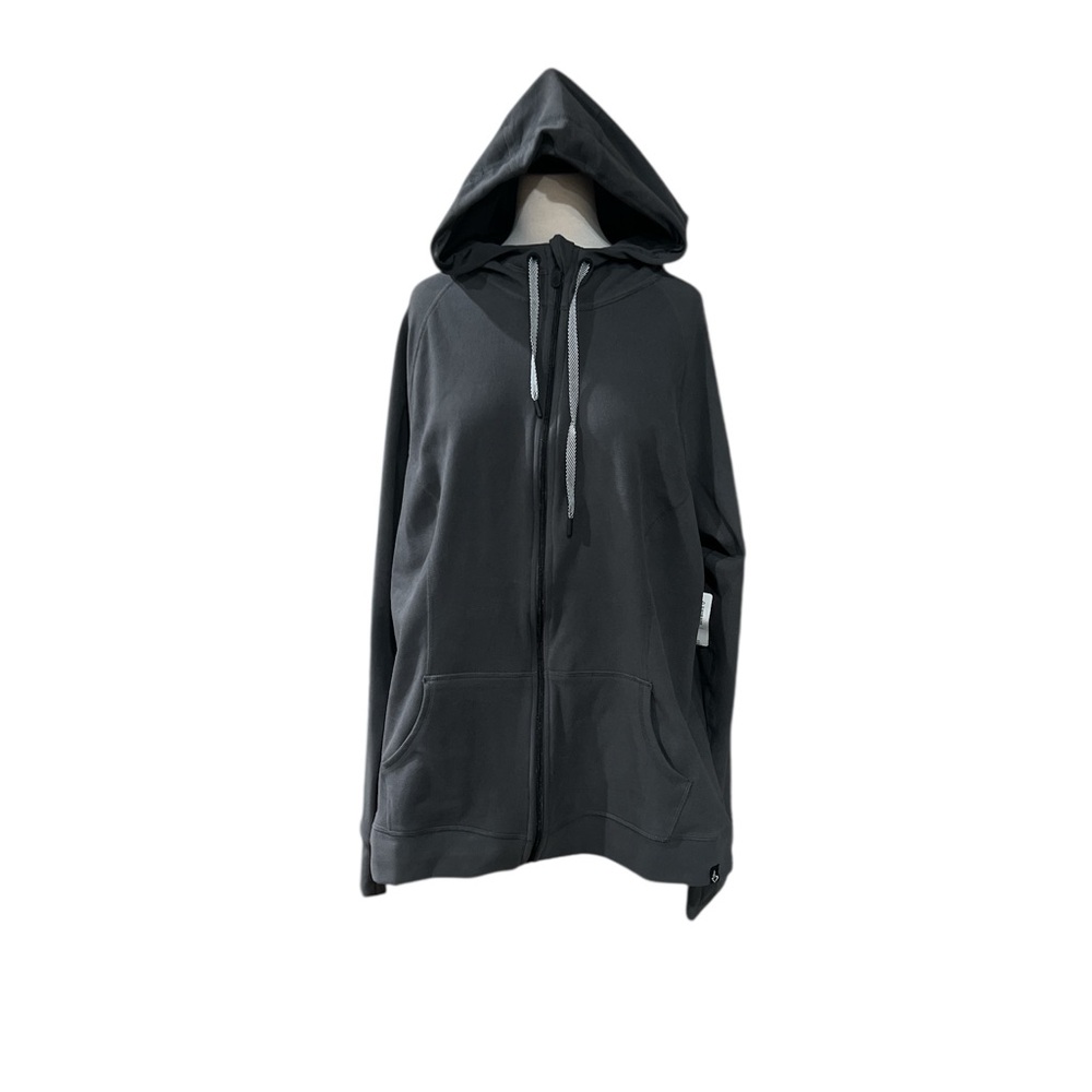 Torrid Grey Micro Fleece Happy Camper Hoodie 3XL - Picture 5 of 8